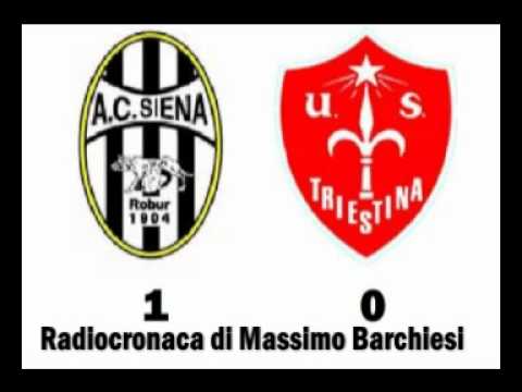Siena-Triestina 1-0 - Radiocronaca di Massimo Barchiesi (1-3-2011) da Radio 1 RAI