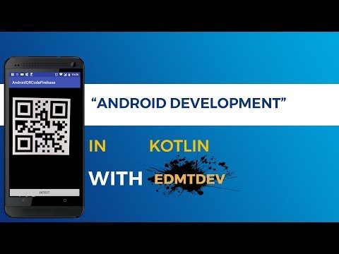 Kotlin Android Tutorial Barcode QR Code Reader with Firebase ML