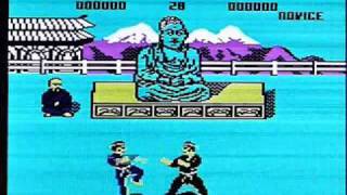 Way Of The Expoding Fist on Acorn Electron 8 bit vintage home computer. Gameplay & Commentary