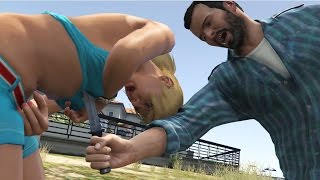 GTA V Michael kills Tracey