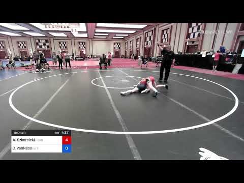 106-112 Lbs Rr Rnd 2 - Alexandra Szkotnicki, HeadHunters Wrestling Club Vs Julianna VanNess, NJ Sc