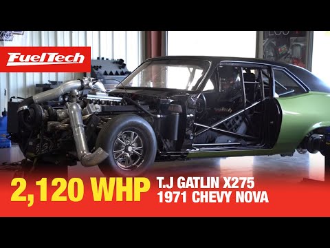 2,120 WHP | T.J Gatlin X275 1971 Chevy Nova