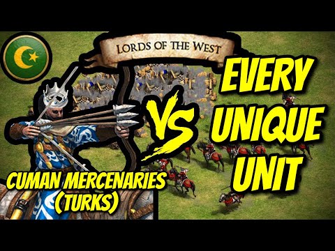 CUMAN MERCENARIES (Turks) vs EVERY UNIQUE UNIT | AoE II: Definitive Edition