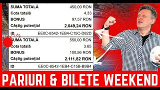 Bilete pariuri și 30 + pronosticuri weekend | Faci Pariu #389