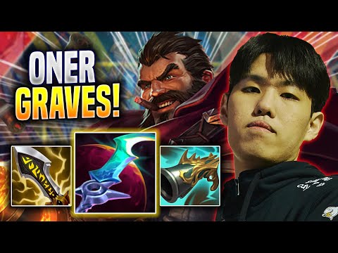 ONER INTENSE GAME WITH GRAVES! - T1 Oner Plays Graves JUNGLE vs Evelynn! | Preseason 2023