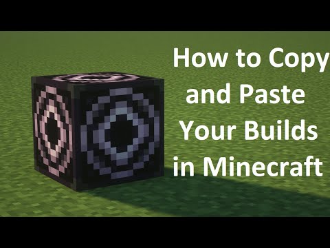 How to Copy and Paste Your Builds in Minecraft Java Edition