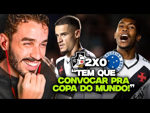 VASCO 2X0 CRUZEIRO, E A MAGIA DA DUPLA COUTINHO E RAYAN!