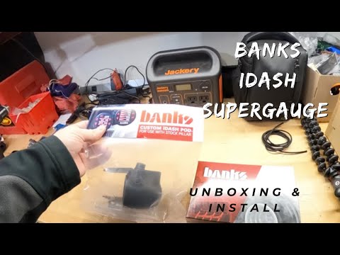 Banks iDash SuperGauge Unboxing & Install