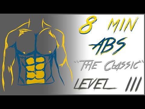 Addominali in 8 minuti livello 3 - no music