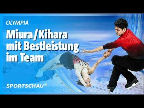 Eiskunstlauf: Japanisch Ekstase nach Paarlauf im Kurzprogramm | Olympia 2026 | Sportschau