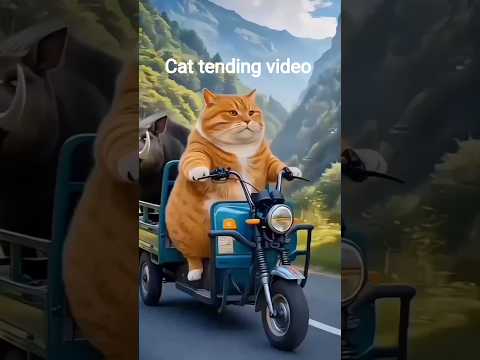 cat tending video/shaji islam #cat #funny #kitten #shotfeed