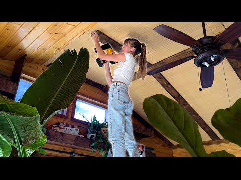 DIY Ceiling Transformation | a living room makeover