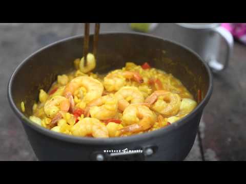 露營食譜-西班牙海鮮飯