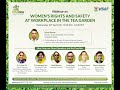 Webinar On Women S Rights And Safety At Workplace In The Tea Garden