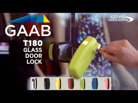 GAAB T180  - Frameless Glass Door Lock | Clean and Innovative Design