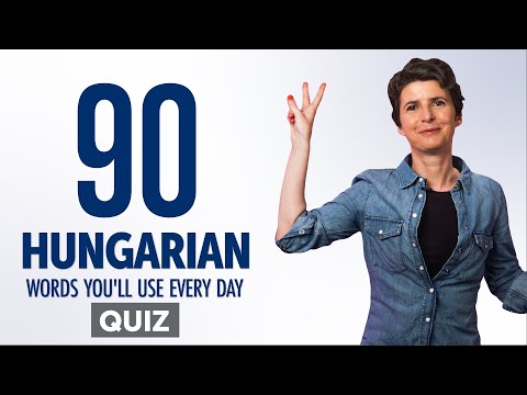 Quiz | 100 Hungarian Words You'll Use Every Day - Basic Vocabulary #50