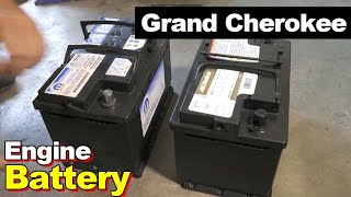 2016 Jeep Grand Cherokee Engine Battery Replacement With Seat Removal
