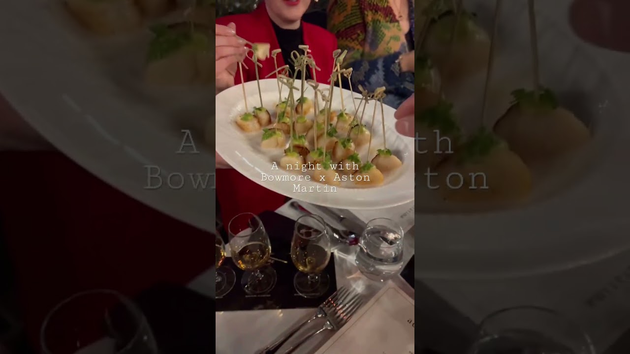 Bowmore Scotch presents their 22 year old Aston Martin collaboration! 📍Acquafarina, Vancouver