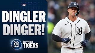 Dillon goes DEEP! Dillon Dingler hits a 443-FOOT three-run HR! ???????? (Tigers off to HOT start!)