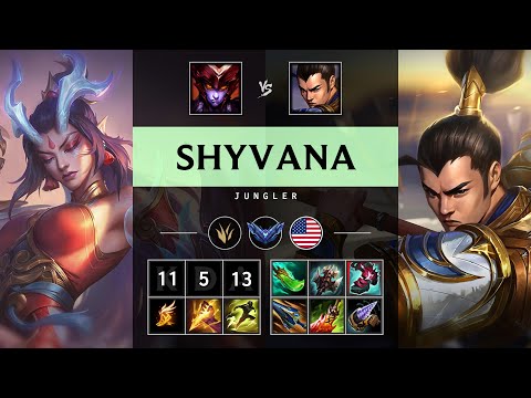 Shyvana Jungle vs Xin Zhao - NA Diamond Patch 25.16