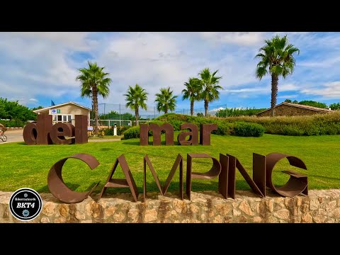 👉Camping Del Mar 🌞🏖️🌊 | Malgrat de Mar | Costa del Maresme 4K | Cataluña