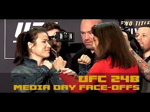 UFC248スターダウン：チャン・ウェイリからジョアンナ・ジェドルゼチクへ "黙れ！" (UFC 248 Staredowns: Zhang Weili to Joanna Jedrzejczyk "Shut Up!!!")