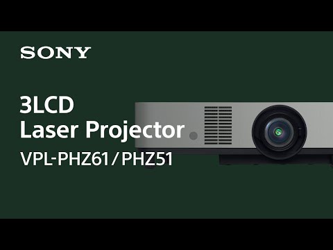 VPL-PHZ61/PHZ51 | 3LCD Laser Projector | Sony | Official Video