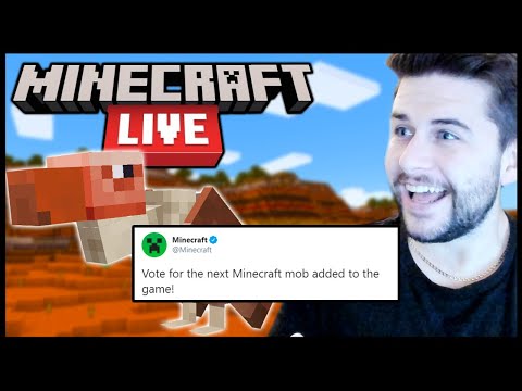 Minecon 2020 ANNOUNCED! Vote For The NEXT Mob In Game (Minecraft Live)