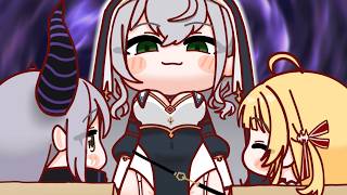 【手描き】奏ちゃんとラプ君のパパ探し凸待ちにやってくるノエルパパ【白銀ノエル/音乃瀬奏/ラプラス・ダークネス/ホロライブ/ホロライブ 切り抜き/hololive】