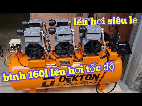🔴 Máy bơm hơi Dekton 9 Hp công nghiệp,tốc độ hơi là khỏi bàn |