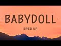 BABYDOLL Sped Up - Ari Abdul (Lyrics)