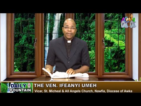 Live Stream of Today's (14/05/2020) Daily Fountain Devotional @7:00a.m.