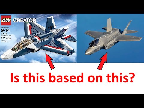 TOP10 LEGO Plane Sets and their Military Equivalent