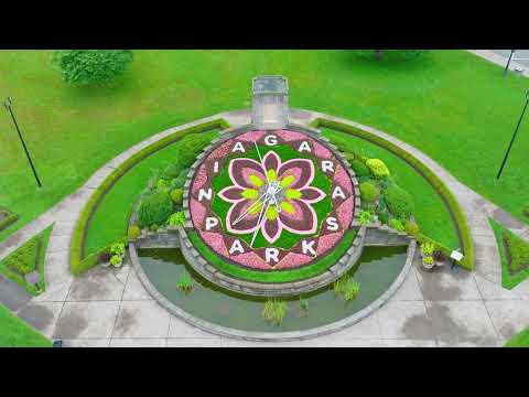 The theme of the floral clock this year 