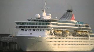 MV Balmoral early afternoon departure QEll Cruise Terminal 3rd Dec 1012