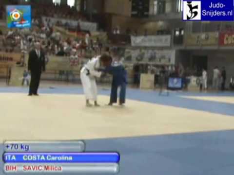 Judo 2009 Koper: Costa (ITA) - Savic (BIH) [+70kg].