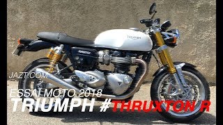Triumph Thruxton R : une vieille moto dirait-on de loin !