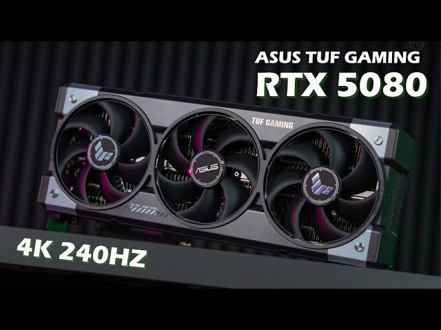 Vídeo relacionado con ASUS TUF Gaming GeForce RTX 5080 16GB GDDR7 OC Edition - Tarjeta gráfica