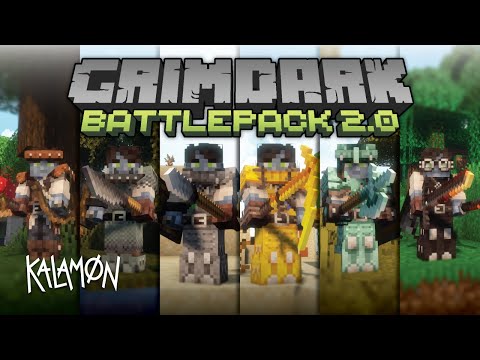 Grimdark Battlepack 2.0: A Minecraft Resource Pack for Java/Bedrock/MCPE