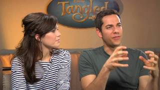 Disney Tangled Interview with Mandy Moore and Zachary Levi
