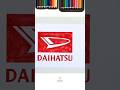 Daihatsu Logo Coloring Satisfy Coloring Drawing Logo Viral