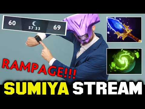 129 Total Kills! Rampage with Scepter Refresher Faceless Void | Sumiya Invoker Stream Moment 3529