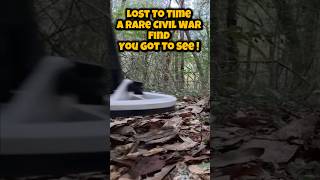 Lost To Time - A Rare Civil War Find You Got To See #metaldetecting