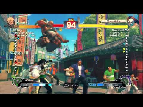 HERU_X (Gouken) Vs Nassim-69700 (Vega) SSF4 AE Ranked Matches - PSN