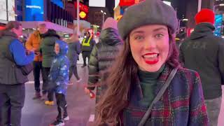 A Silent Night Surprise in Times Square | #LightTheWorld