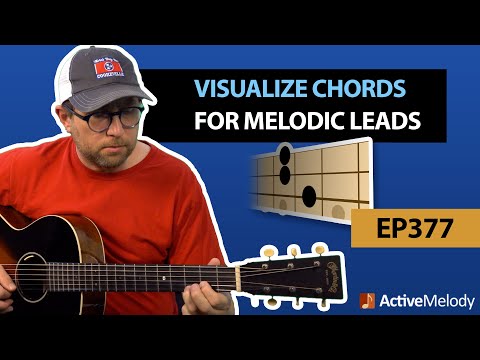 Visualize chord shapes to play melodic leads on guitar - Weekly Guitar Lesson EP377