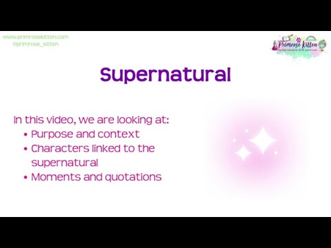 Supernatural | Macbeth | GCSE English Literature