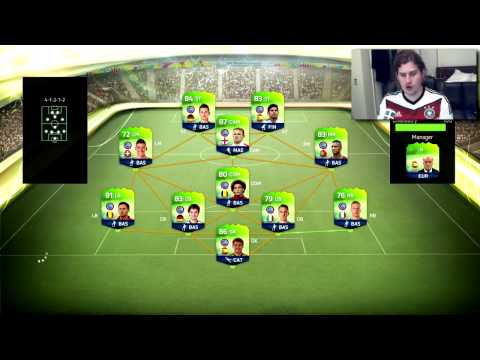 FUT WORLD CUP SUPER GERMAN SQUAD BUILDER! FIFA 14 ULTIMATE TEAM