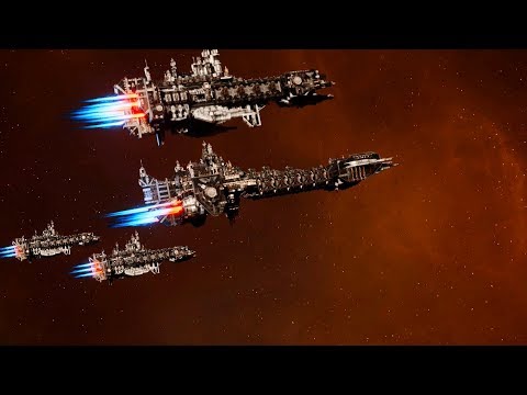 Space Marines vs Imperial Navy! - 1v1 Multiplayer Gameplay, Battlefleet Gothic Armada 2
