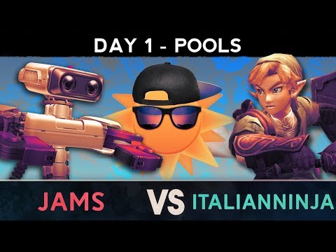 EBB Day 1- PM Pools ft. Italian Ninja (Link) VS Jams (ROB)